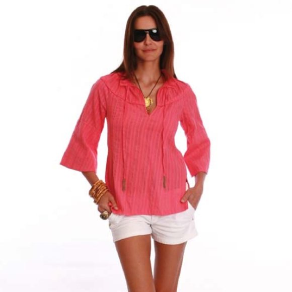 Ruffled Yoke Tunic - Picture 1 of 1